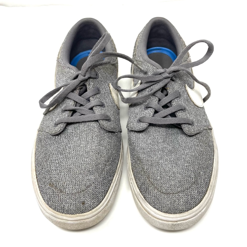 NIKE Solarsoft grey canvas tennis shoes, men’s size 8.5